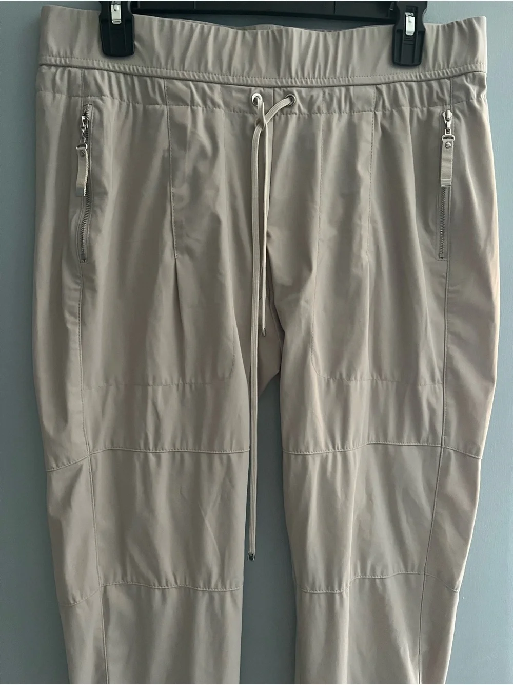 RAFFAELLO ROSSI Light Beige Drawstring Joggers - Picture 2 of 8